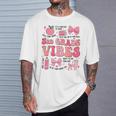 Girls 3Rd Grade Vibes Coquette Bow Back To School Teacher T-Shirt Gifts for Him