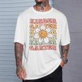 Groovy Kindergarten Back To School First Day Of Kindergarten T-Shirt Gifts for Him
