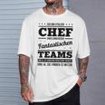 Ich Bin Stolzer Chef Eines Unheuer Fantastische Teams Job T-Shirt Geschenke für Ihn