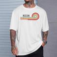 I Love Nixon Personalizado Retro Sunset Primer Nombre Camiseta unisex Regalos para él