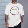 National Hispanic Heritage Month All Countries Flags Hearts T-Shirt Gifts for Him