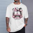 In October We Wear Pink Ghost Witch Breast Cancer Awareness T-Shirt Gifts for Him