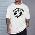 Orca-Nized Crime Orcanizado Crime Killer Whale Cita Camiseta unisex Regalos para él