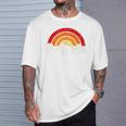 Polaris Montana Mtintage 70S Diseño Retro Arco Iris Camiseta unisex Regalos para él