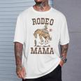 Rodeo Mama Mommy Mom Western Cowboy Birthday Family Matching T-Shirt Gifts for Him