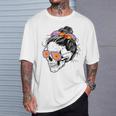 S De Calavera Calavera Manga Larga Camiseta unisex Regalos para él