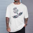 Scotland Scottish Thistle Tartan Plaid T-Shirt Gifts for Him