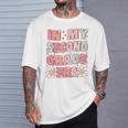 In My Second Grade Era Cute Groovy 2Nd Grade Back To School T-Shirt Gifts for Him