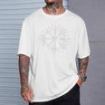 Símbolosikingos Clásicos Brújulaegvisir Nordic Rune Camiseta unisex Regalos para él