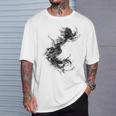 Sirena Dibujo Arte Gráfico Motivo Camiseta unisex Regalos para él