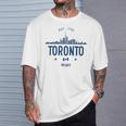 Skyline Toronto Canada T-Shirt Geschenke für Ihn