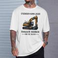 Studieren Kann Jeder Bagger Fahren Nur Die Besten T-Shirt Geschenke für Ihn