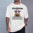 Supervisor Chefin Schäffin Gray T-Shirt Geschenke für Ihn