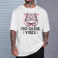 Third 3Rd Grade Vibes Back To School Cute Cat Cute For Girls T-Shirt Gifts for Him