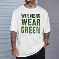 Vintage Winners Wear Green Summer Camp Boss War Game T-Shirt Gifts for Him