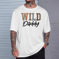 Wild Daddy Zoo Born Wild Birthday Safari Jungle Maglietta Regalos para él