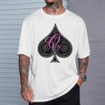 Women's Queen Of Spades Hot Wife Swinger T-Shirt Geschenke für Ihn