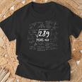 17° Compleanno Radice Di 289 Matematica Nerd Matematica Maglietta Regalos para ancianos