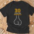 30 Ab Jetzt Gehts Abwärts Birthday Humour T-Shirt Geschenke für alte Männer