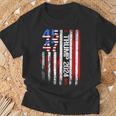45 47 Trump 2024 American Flag Take America Back 4Th Of July T-Shirt Gifts for Old Men