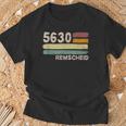 5630 Remscheid Retro Postcodes Old Postcodeintage T-Shirt Geschenke für alte Männer