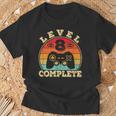 8 Años De Casados 8 Aniversario Boda Hombre Matrimonio Camiseta unisex Regalos para ancianos