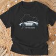 992 Gt3 Rs Silueta Clásico Coche Retrointage 911 Gt3 Rs Camiseta unisex Regalos para ancianos