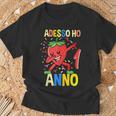 Adesso Ho 1 Anno Fragola Compleanno Maglietta Regalos para ancianos