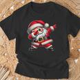 Adorable Père Noël Dab Dance Fun Garçons Filles Famille T-Shirt Cadeaux pour les vieillards
