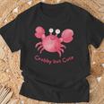 Adorablemente Lindo Cangrejo Para Niñas Niños Cangrejo Pero Lindo Camiseta unisex Regalos para ancianos