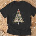 Akita Albero Di Natale X-Mas Maglietta Regalos para ancianos
