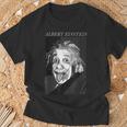 Albert Einstein Logic Quote Front Back T-Shirt Geschenke für alte Männer