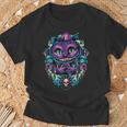 Alice In Wonderland Cheshire Cat All Mad Here T-Shirt Geschenke für alte Männer