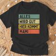 Alles Wird Gut Hier Kommt Mami Retrointage First Name T-Shirt Geschenke für alte Männer