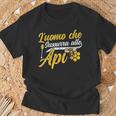Apicoltore L'uomo Che Sussurra Alle Api Maglietta Regalos para ancianos