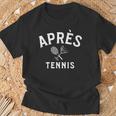 Apres-Tennis Après-Tennis T-Shirt Geschenke für alte Männer