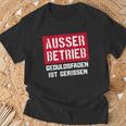 Auser Betrieb Geduldsfaden Ist Gerissen Auser Betrieb T-Shirt Geschenke für alte Männer