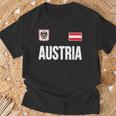 Austria Austria Flag Austria Souvenir T-Shirt Geschenke für alte Männer