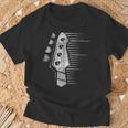 Bajo Eléctrico Rockero Rock Música Instrumento Bajista Camiseta unisex Regalos para ancianos