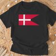 Bandiera Danimarca Croce Nordica Scandinavia Danimarca Nordicoichingo Maglietta Regalos para ancianos
