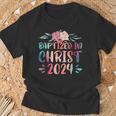 Baptized In Christ 2024 T-Shirt Geschenke für alte Männer