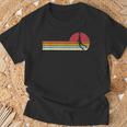 Basketball Sunset Sunsetintage Retro Distressed T-Shirt Geschenke für alte Männer