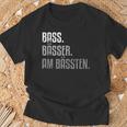 Bass For Bassisten T-Shirt Geschenke für alte Männer