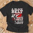 Belt Martial Arts T-Shirt Geschenke für alte Männer