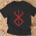 Berserk Rune Warrior Nordic Mythology Curse Berserker T-Shirt Geschenke für alte Männer