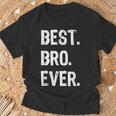 Best Bro Ever Family Cool Buddy Friend Maglietta Regalos para ancianos