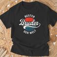 Bester Bruder Der Welt Retrointage Saying Brudi T-Shirt Geschenke für alte Männer