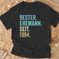 Bester Ehemann Seit 1994 T-Shirt Geschenke für alte Männer