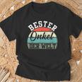 Bester Uncleater Der Weltintage Retro Father's Day T-Shirt Geschenke für alte Männer