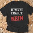 Bevor Du Fragen German T-Shirt Geschenke für alte Männer